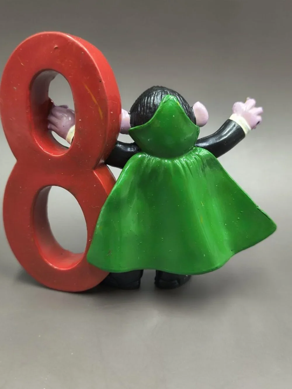 Sesame Street Vampire Count Number Eight 8 Cake Topper Pvc Figure Applause 3